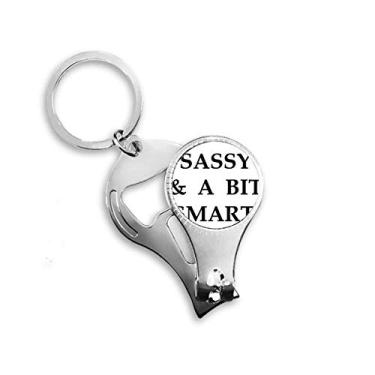 Imagem de Classy Sassy Bit Smart Assy Design Alicate de unha Anel Chaveiro Abridor de Garrafas Cortador