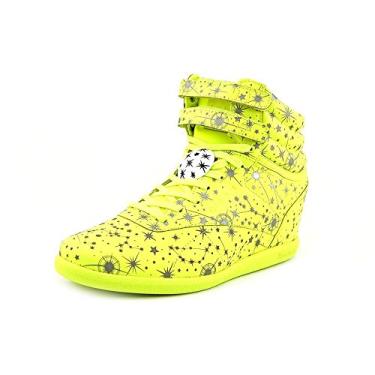 Imagem de Reebok Classic x Melody Ehsani Constellation Pack Hi Int Women's Wedge Yellow/Silver/White M47470 (Size: 6.5)