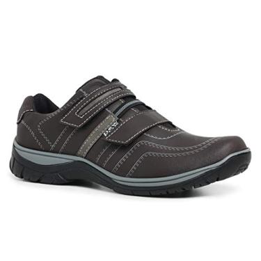 Imagem de Tenis Sapatenis Casual Masculino New Fox Cor:Marrom;Tamanho:44