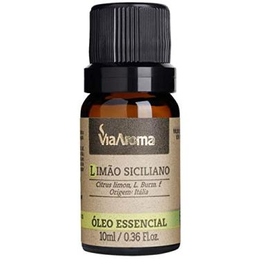 Imagem de Via Aroma Óleo Essencial Para Aromatizador 100% Natural 10Ml Limão Siciliano