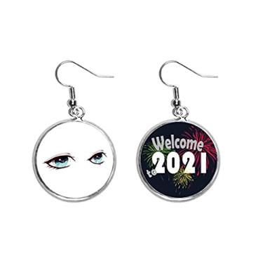 Imagem de Brinco com pingentes de orelha com olhos laterais da Animação Cocs Joia 2021 Blessing