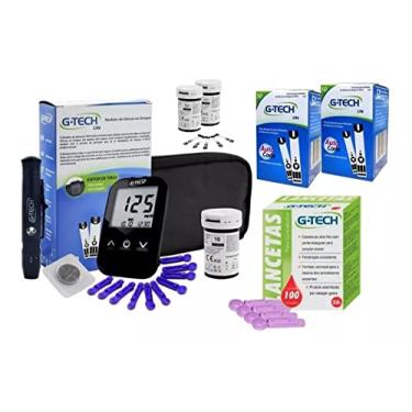 Imagem de Medidor De Glicose G-tech Lite 110 Tiras 110 Lancetas+Caneta