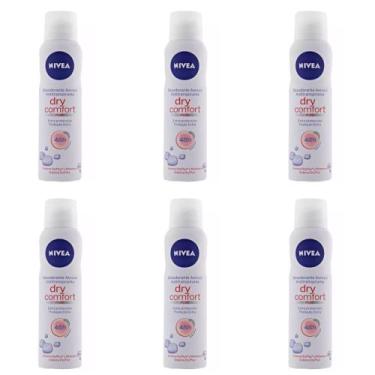 Imagem de Nivea Dry Comfort Desodorante Aerosol Feminino 150ml (Kit C/06)