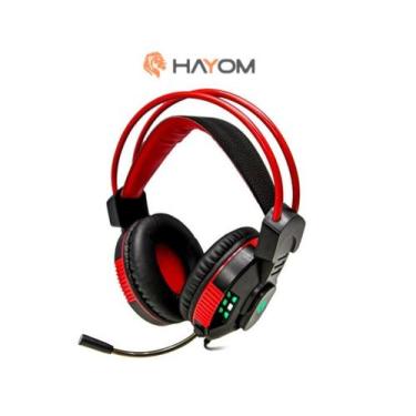 Imagem de Headset Gamer Hayom com LED RGB, 2xp2 (aud/mic), USB - HF 2207