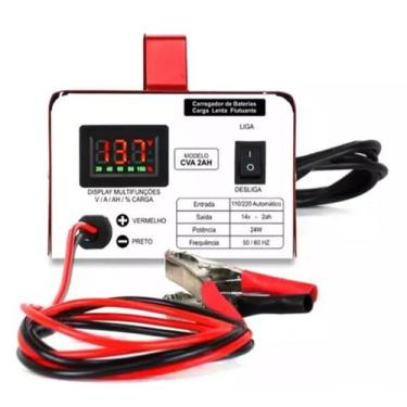 Imagem de Carregador De Bateria 12v Carro Moto Cva2 Com Display Original - TRAFO