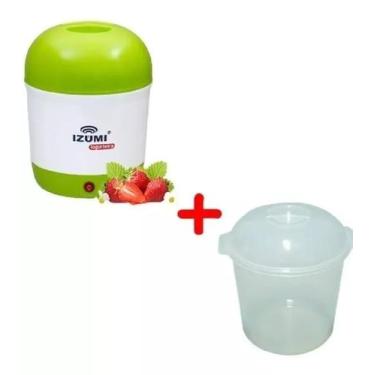 Imagem de Iogurteira Elétrica Izumi 1 Litro Cor Verde Bivolt com Pote