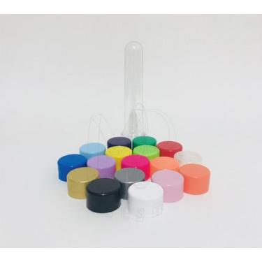Imagem de kit Tubete 13cm com 20un Para personalisar - Mpest, Rosa