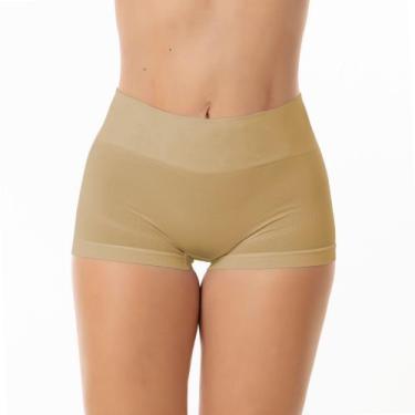 Imagem de Calcinha Cueca Box Feminina Shortinho Zero Costura Modeladora Sem Marc