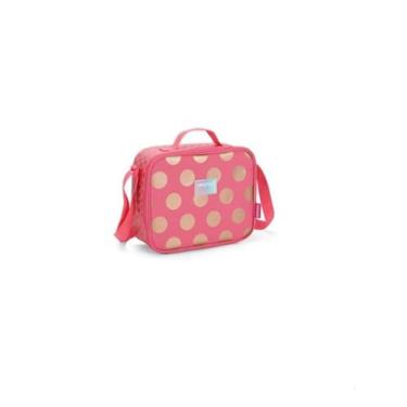 Imagem de Lancheira Infantil UP4YOU Rosa com Bolinhas - Luxcel
