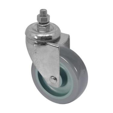 Imagem de Rodízio roda giratório rosca pvc bp 2 polegada 50mm glr210bp - AJAX