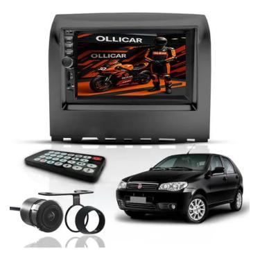 Imagem de Kit Central Multimídia 2 Din Mp5 Bt Espelha Dvd Fiat Palio