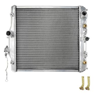 Imagem de PHILTOP CU1290 Todo material de alumínio tanque e núcleo com tampa de tanque de água Radiadores para 1992-2000 Civic, 1993-1995 Civic del Sol 1.6L, 1993-1995 Civic del Sol 1.5L, 1996-1997 Civic del