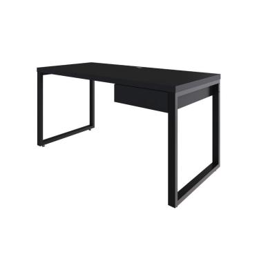 Imagem de Mesa Diretor C-01 Gav. 150x70x75cm Yon Preto Tx-est.preta Preto Tx-est.preta