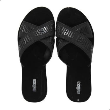Imagem de Tamanco Melissa M-Lover Slide Adulto Preto, Pt, Preto, 37