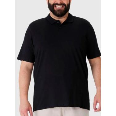 Imagem de Camisa Polo Malwee 1000087849 Masculina Plus Size Meia Malha T. G1/G3,