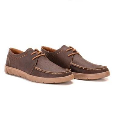Imagem de Sapato Mocassim Masculino em Couro Camurça Esporte Fino-Masculino