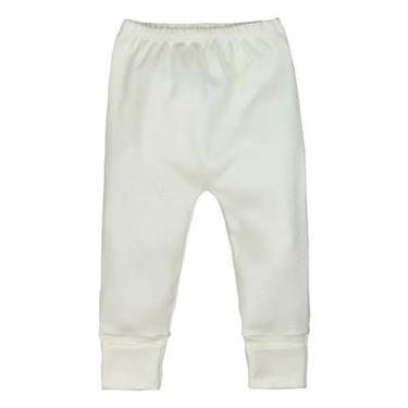Imagem de Calça para bebê suedine creme com pé reversível - Era Uma Vez, Creme, 