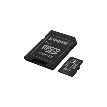 Imagem de Cartão de Memória Kingston, Canvas Select Plus microSDXC, 64GB, Gen3, 