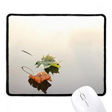 Imagem de Mousepad Fallen Leaves Plant Water Nature Tapete de borracha para jogos