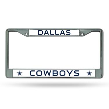 Imagem de Rico Industries Moldura cromada NFL Dallas Cowboys, 30,5 x 15,2 cm, prata