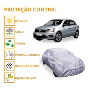 Imagem de Capa Cobrir Carro Volkswagen Novo Gol Proteção Impermeável - Mosaner S