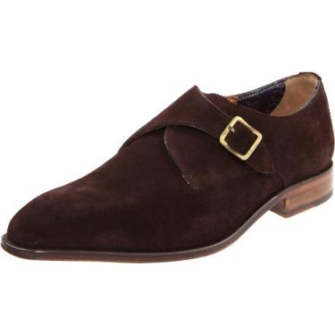Imagem de Florsheim Mocassim masculino Elwood Monk Strap, Marrom, 8.5 3E US