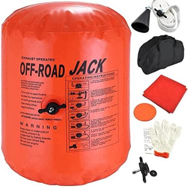 Imagem de Flieeya Macaco de Ar de Exaustão 4T, Macaco Inflável para Carro, Macaco de Ar de Escape Off-Road para Veículo, Suv, Carro, Caminhão, Resgate