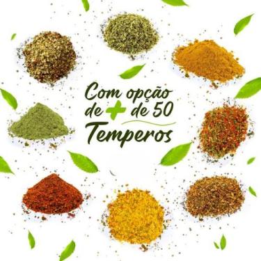 Imagem de Kit Com 24 Temperos Condimentos Sal de Parrilha e Pimenta 50 Opções - 