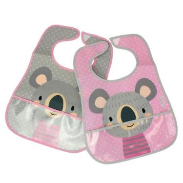Imagem de Kit Babador Coala 2 Unidades Impermeável com Coletor - Clingo - German