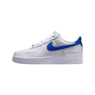 Imagem de Nike Tênis masculino Air Force 1 '07 (FJ4146-113, branco/azul-royal), Branco/Branco/Hyper Royal, 41