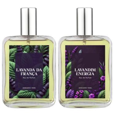 Imagem de Kit Perfume Masc. Lavanda Da França E Lavandim Energia 100Ml - Essênci