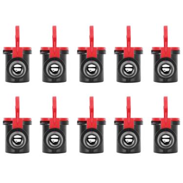 Imagem de Sonew 10pcs de Irrigação de Mangueira Farpado na Válvula de Linha para Sistemas de 1/2 Polegada | Acessórios de Irrigação Plástica Resistente Ao Impacto | Ideal para Aplicações de por Gotejamento e