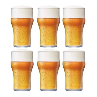 Imagem de Conjunto 6 Copos Bruselas Chopp Cerveja Vidro Bar 560Ml