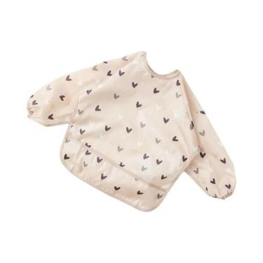 Imagem de Babadores De Manga Longa Para Bebês, Impermeáveis E À Prova De Sujeira