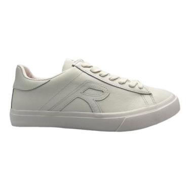 Imagem de Tênis Reserva Go Type R Clean Casual Couro Legítimo Branco All White R