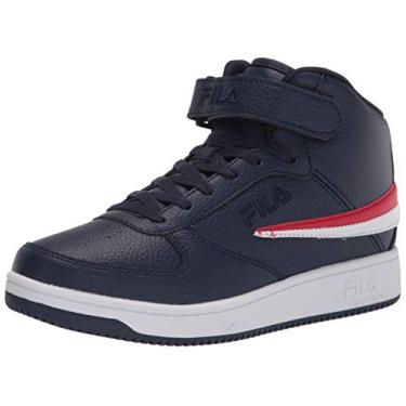 Imagem de Fila Tênis alto masculino, Azul-marinho/vermelho/branco, 9.5