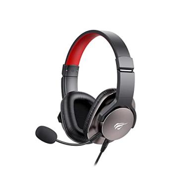Imagem de Havit Fone de Ouvido Headphone Gamer H2030S com Microfone Falantes de 50mm, Design Ergonômico, Compatível com PS4 / XBOX Ear Muffs Ultra Finos (3 mm), Conector 3,5mm