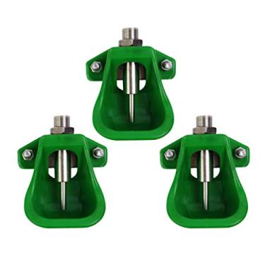 Imagem de Tigela bebedouro bebedouro 3 pçs bebedor de água de porco bebedouro de leitão bebedouro de ovelha dispensador de água de cabra bebedor de água amniótico para animais de fazenda tigelas de água automát