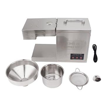 Imagem de Máquina de imprensa de óleo, prensa de azeite, moinho de óleo inteligente de cozinha, mini máquina de imprensa de óleo pequena, máquina de pressão de óleo extrator de pressão de óleo (#2)