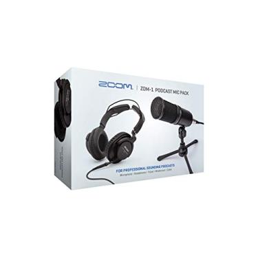 Imagem de Kit para streaming e podcast Zoom ZDM-1 com microfone, fone de ouvido, suporte e protetor