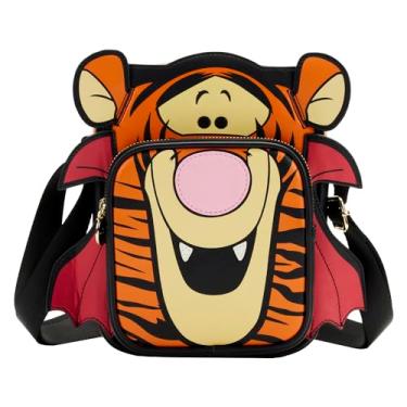 Imagem de Loungefly Bolsa transversal para passaporte de vampiro do Ursinho Pooh da Disney, Multi