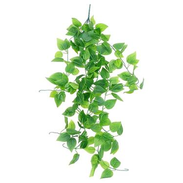 Imagem de tapeçaria de rattan vegetal decoração de casa plantas artificiais decoração pendurada em casa imitação de rattan plantar ratã de simulação enfeite de casamento pendurado artificial