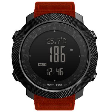 Imagem de Borda norte-relógio inteligente digital para homens  velocímetro  esporte  caminhadas  altímetro