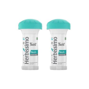 Imagem de Desodorante Herbissimo Stick Creme Neutro 45G - Kit Com 2Un