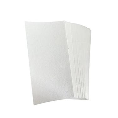Imagem de CCeCCe 100 folhas de papel de limpeza de saxofone, almofada de sopro de madeira, antiaderente, botões de secagem, papéis de limpeza absorventes para flauta de saxofone, clarinete, oboé, fagote,