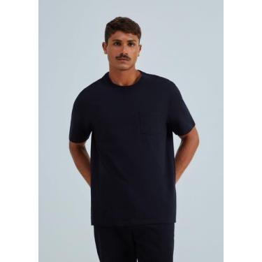 Imagem de Camiseta Básica Masculina Comfort Super Cotton Com Bolso - Hering