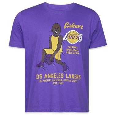 Imagem de Camiseta Los Angeles Lakers New Era NBA Building Masculina-Masculino