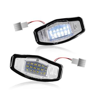 Imagem de Nrgedzam Lâmpada de LED para placa de licença de montagem de luzes traseiras compatível com Honda Accord Civic Sedan Odyssey Pilot Acura MDX TSX TL ILX RDX RL, 6000K branco pacote com 2