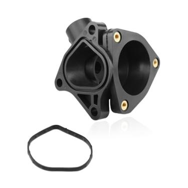 Imagem de JUWEVAZU 19320-RAA-A01 Capa de carcaça do termostato de arrefecimento do motor apto para Honda Civic 2006-2011, apto para Honda Accord 2003-2010 Element 2003-2011 CR-V 2007-2014