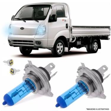 Imagem de Lampada Super Branca Farol Kia Bongo 93 - 16 Efeito Xenon H4 - Tech On